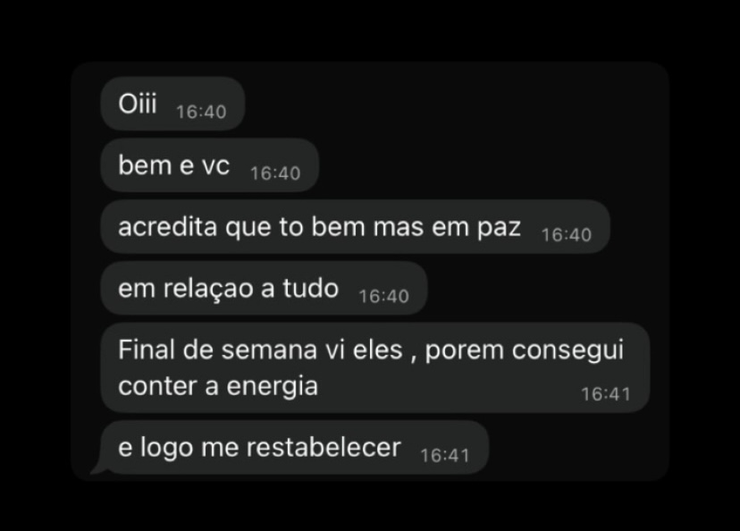 Depoimento, Terapia integrativa à distância
