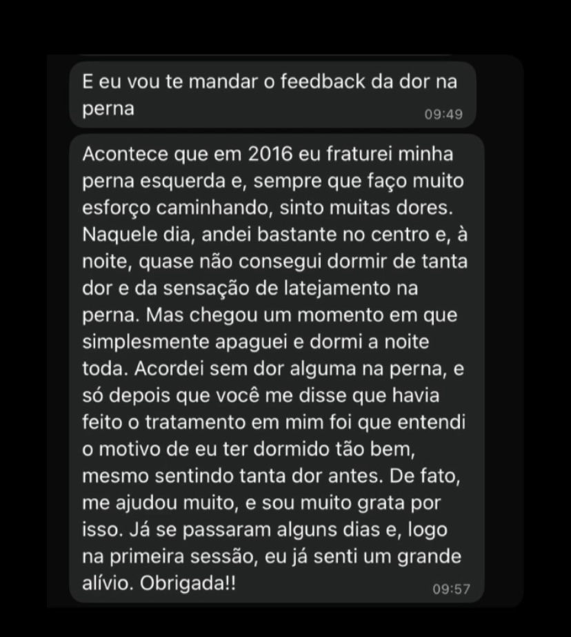Depoimento, Terapia integrativa à distância